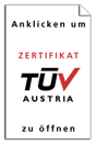 Zertifikat TÜV Österreich ansehen